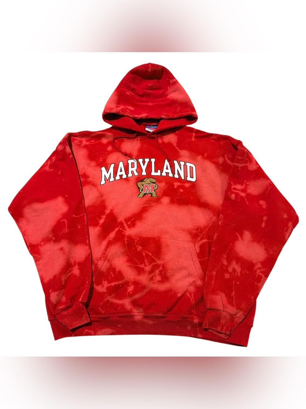 Champion NCAA Maryland Terrapins Bleached Hoodie